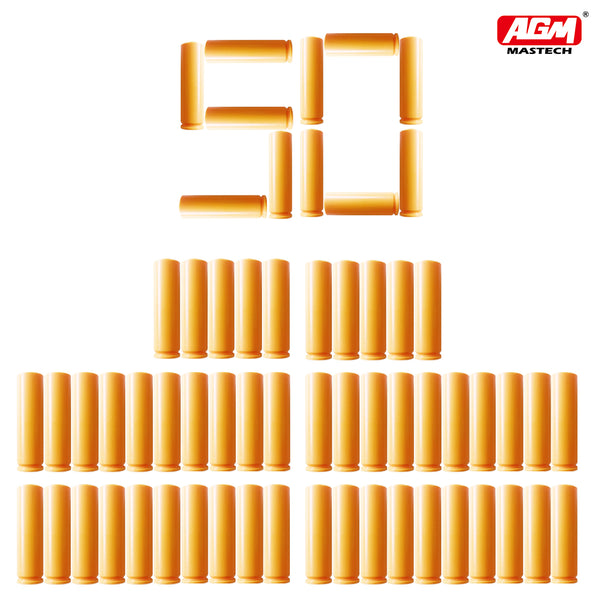 Toy sniper bullets, toy rifle, plastic shells 50 PCS.