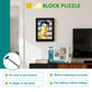AI Block Puzzle: Custom Pixel Art Puzzle, Fast Online Rendering, Perfect Wall Decor