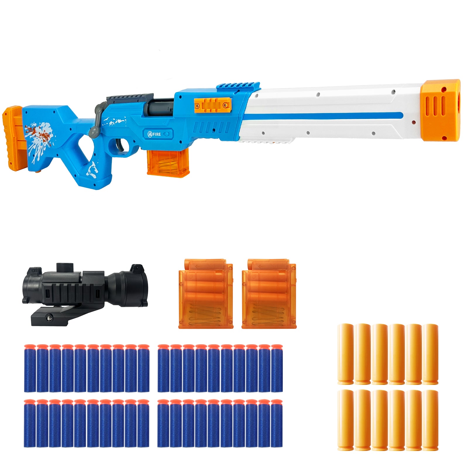 Safe and Fun Foam Soft Dart Sniper Rifles - Perfect for Shooting Game ...