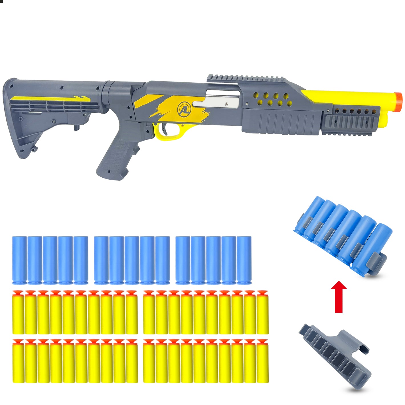 NERF Guns, Toy Gun, Suction Darts, Children's Toys, Teenage Toys, Adjustable Rear Stock, Birthday Gift, Christmas Gift, Outdoor Game Toys.