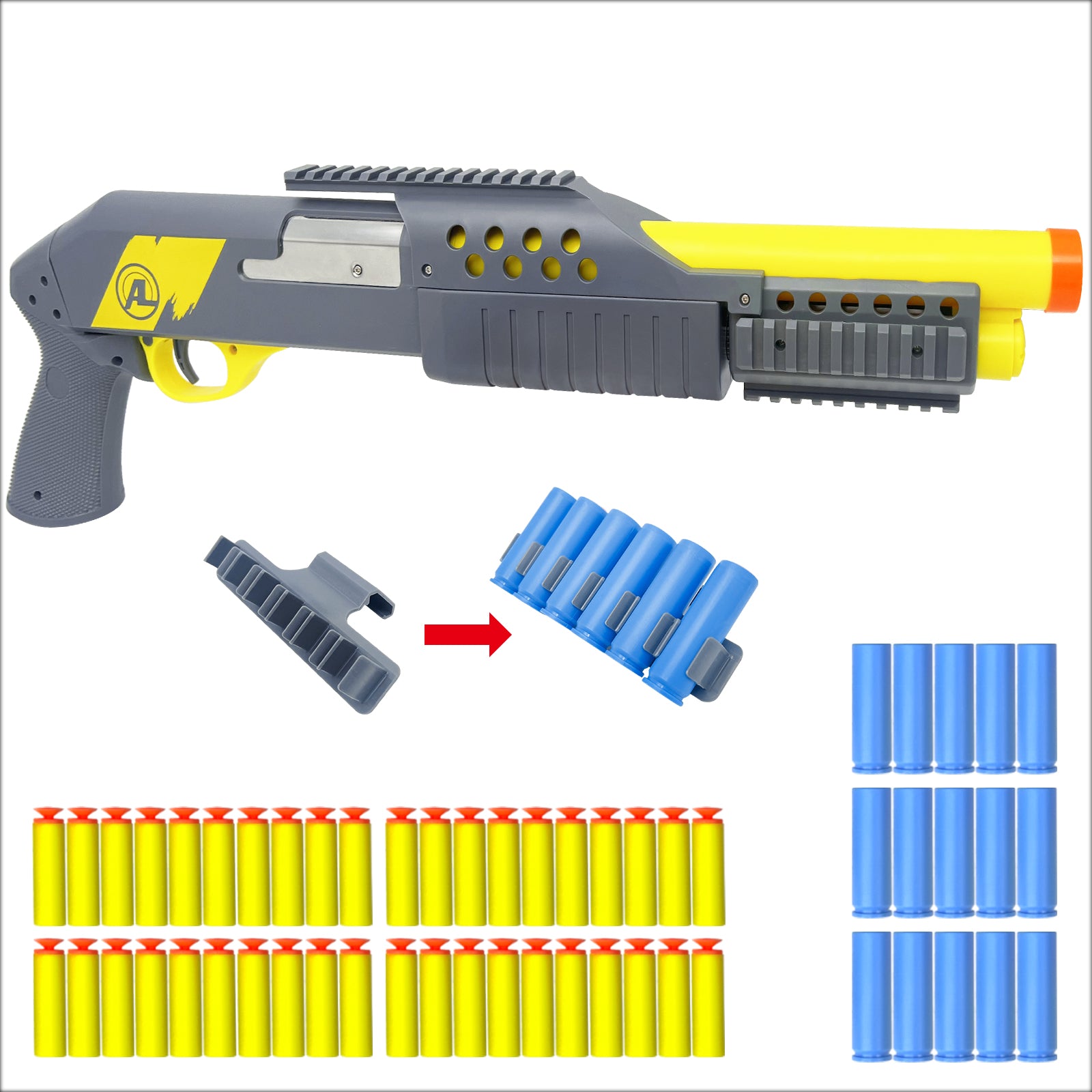 Safe and Fun Foam Soft Dart Shotguns - Perfect for Shooting Game ...