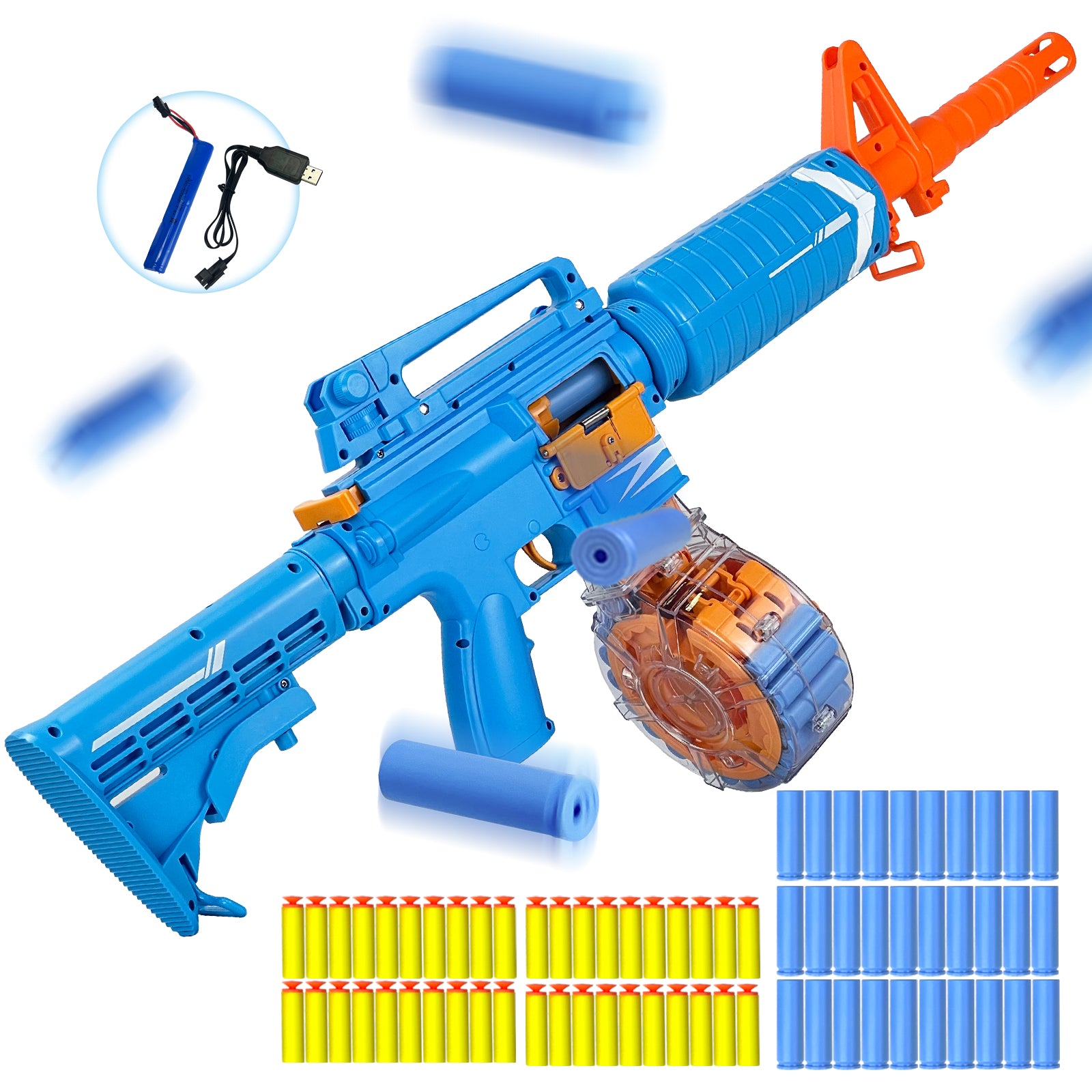 AGM MASTECHSemi-Automatic Toy Gun - Rechargeable, 22-Round