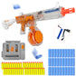 Semi-Automatic Toy Gun with Rechargeable Battery, 22-Round Magazine, and Shell Ejection Feature