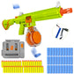 Semi-Automatic Toy Gun with Rechargeable Battery, 22-Round Magazine, and Shell Ejection Feature