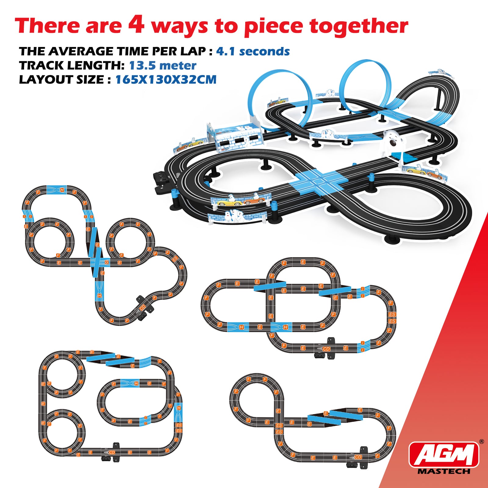 MR-06L Victory Set | Electric Slot Car Racing Track