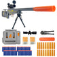 AGM MASTECH Soft Bullet Toy Gun Sniper Rifle with Scope Toy Gun Outdoor Shooting Game Gift for Boys Teenagers Adults