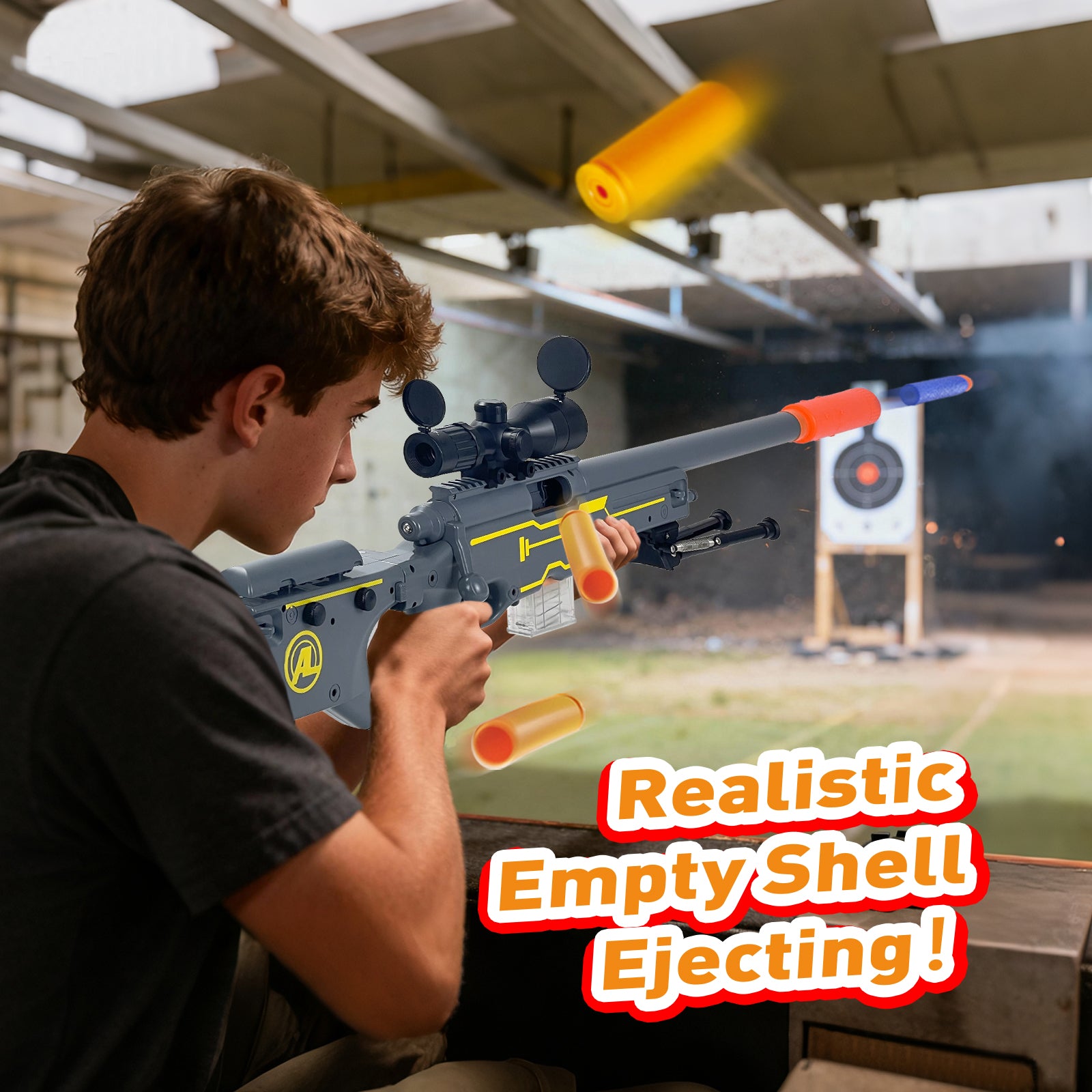 エアーガン AWM SNIPERRIFLE & スコープのセット Premium AWM Sniper Rifle Toy Kit - Experience Realistic Action