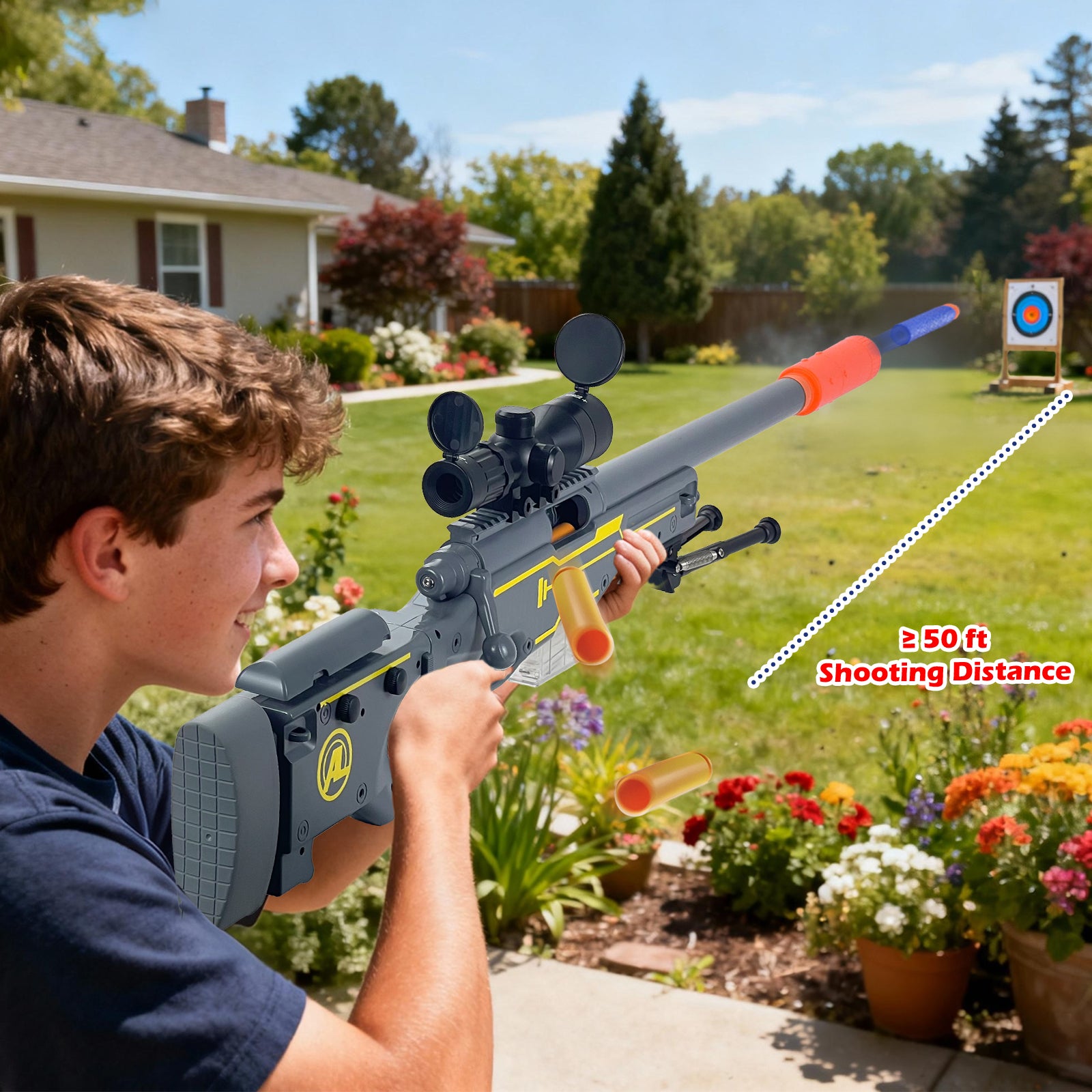 エアーガン AWM SNIPERRIFLE & スコープのセット Premium AWM Sniper Rifle Toy Kit - Experience Realistic Action