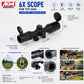 6X Tactical Scope for Blasters – Rail-Mount Precision Sight Accessory