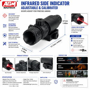 Infrared Laser Sight – Rail-Mount Toy Blaster Accessory for Tactical Shooting