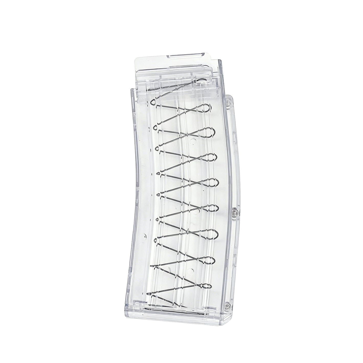 H416 / M16 Transparent 8-Round Magazine (2-Pack) – Built-In Spring Foam Dart Toy Magazine