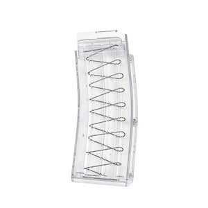 H416 / M16 Transparent 8-Round Magazine (2-Pack) – Built-In Spring Foam Dart Toy Magazine