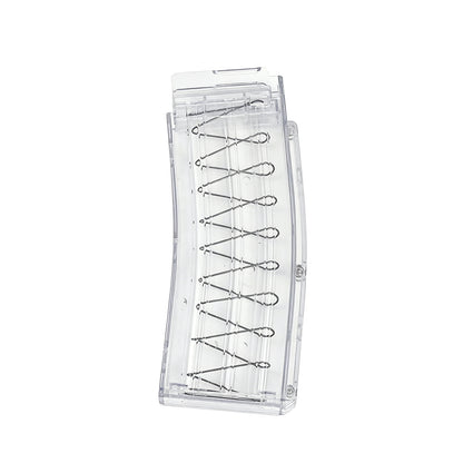 H416 / M16 Transparent 8-Round Magazine (2-Pack) – Built-In Spring Foam Dart Toy Magazine