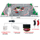 Slot Cars Race Track Sets, with 2 tracks 2 controllers 2 cars, Adjustable Speed, Block Building Slot Car Race Set, Christmas present，Toys Gifts - 04